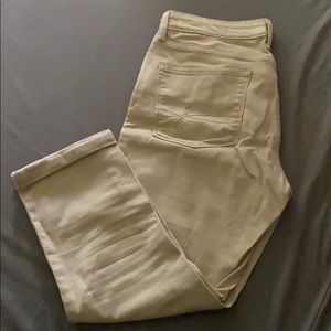 Khaki capris